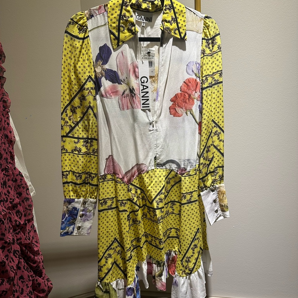 Ganni floral dress